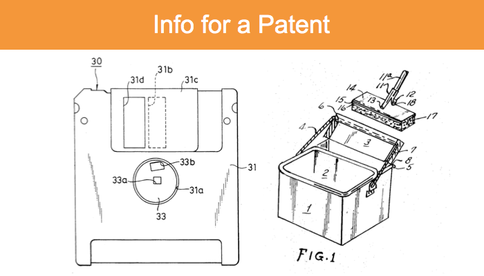 What information is needed for a patent application?