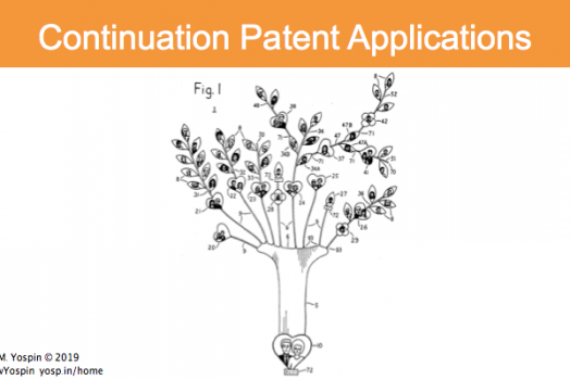 What is a continuation patent application?